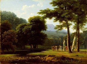 Landscape by Jean Victor Bertin